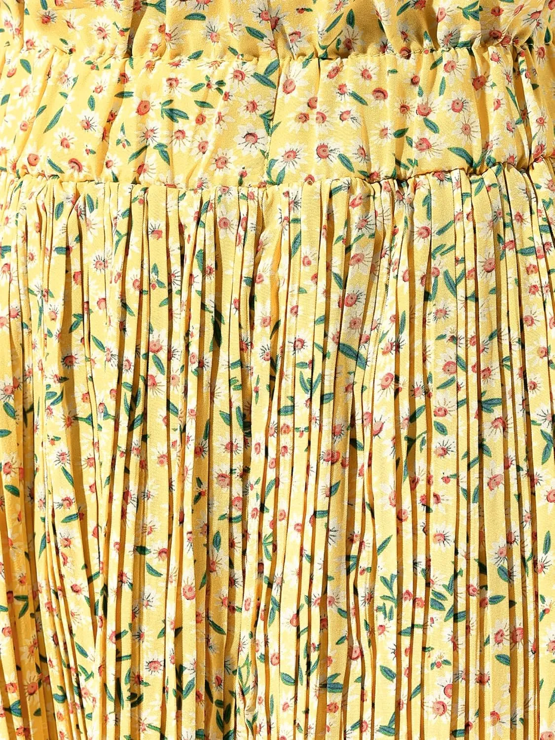Allegra K Boho Skirt for Women's Casual Bohemian Floral Printed Elastic Waist A-Line Skirts with Pockets