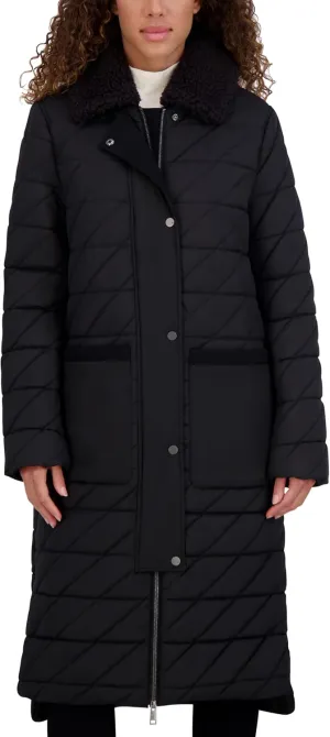 Andrew Marc Women's Maxine Long Quilted Puffer Coat