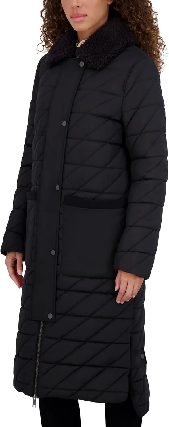 Andrew Marc Women's Maxine Long Quilted Puffer Coat