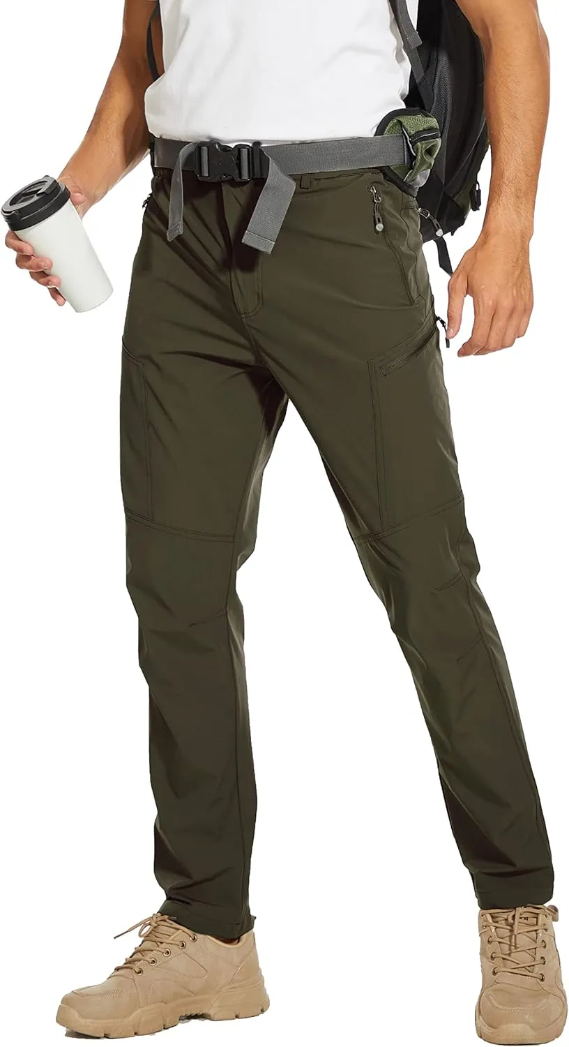 Arunlluta Hiking Pants for Men, Hiking Travel Pants Water-Resistant Mens Work Pants Stretch Quick Dry Lightweight