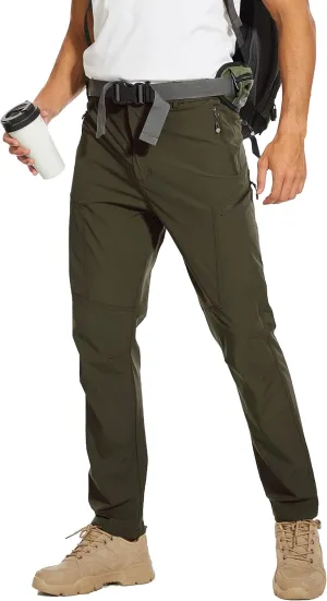 Arunlluta Hiking Pants for Men, Hiking Travel Pants Water-Resistant Mens Work Pants Stretch Quick Dry Lightweight