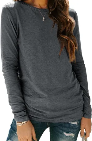 AUTOMET Long Sleeve Shirts for Women Business Casual Tops Fall Fashion Outfits Basic Workout Tees Beach Vacation Clothes 2025