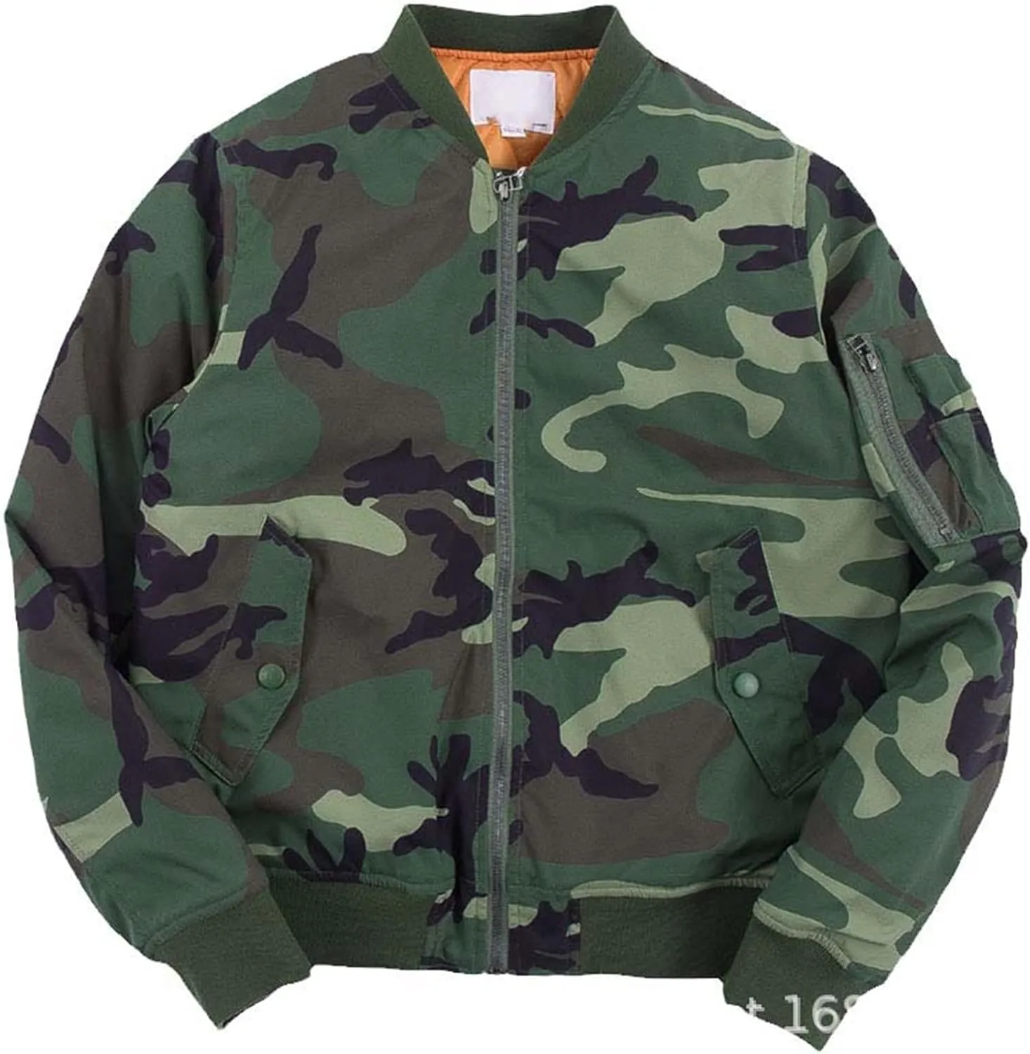 Autumn Winter Jacket Men Cotton Padded Camo1 Ma-1 Thick Mens Coats Hip Hop Flight Jackets Camo Streetwear