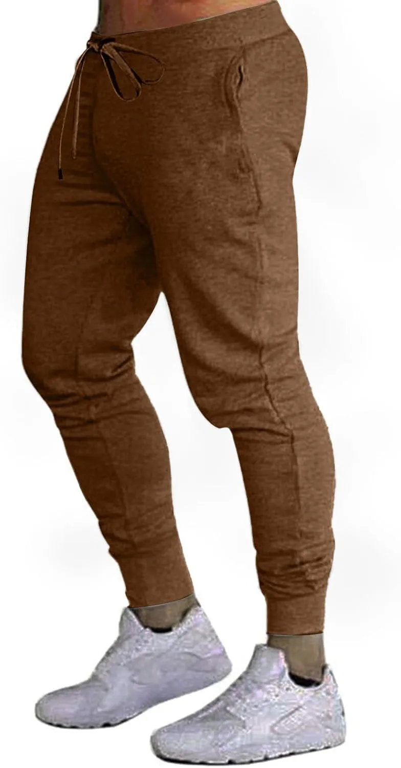 Aymnlox Mens Sweatpants Casual Jogging Pants for Men with Pockets Drawstring Athletic Workout Trousers Hiking Tapered Joggers