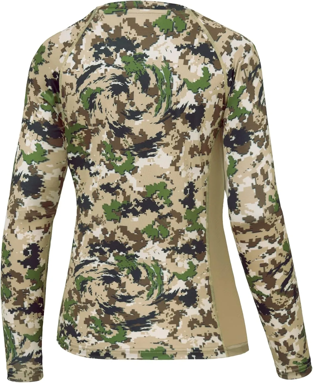 BASSDASH Womens Camo Hunting Shirt Long Sleeve UPF 50  Sun Protection Performance Tee Fishing Hiking