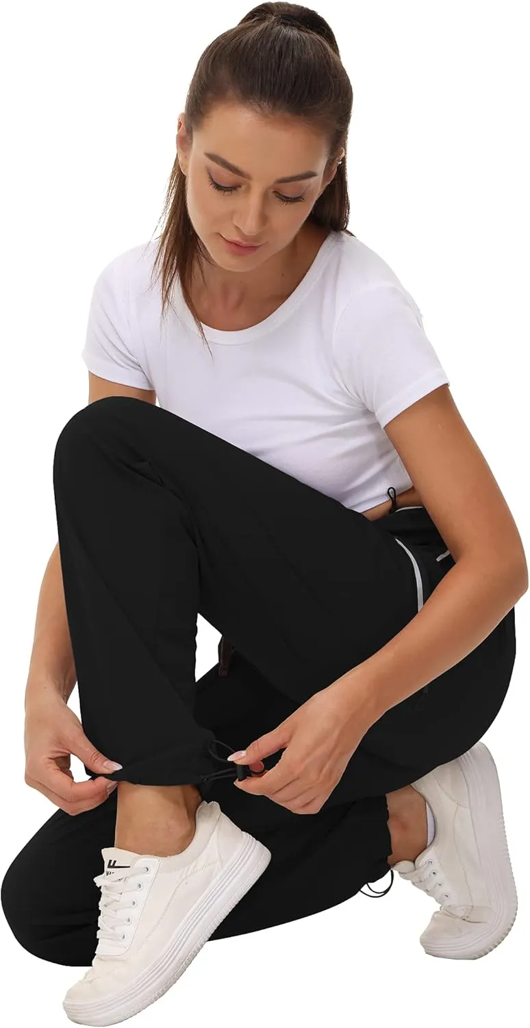 Cakulo Women's Hiking Pants Lightweight Water Resistant Golf Cargo Pants 2025 Summer Travel Trekking Fishing Pants Pockets