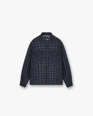 Check Flannel Shirt - Blue Check