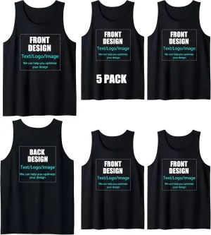 Custom Shirt for Men, Quick Dry Bird's-Eye Knit Polyester, Design Your Own Shirts, Customized T-Shirt Front & Back