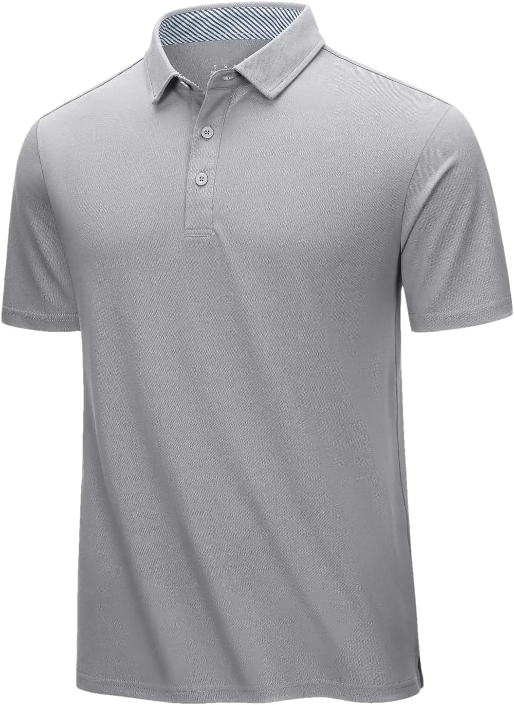 Dcvmvmn Mens Summer Cotton Blend Golf Polos Shirts Work T-Shirts Quick Dry Casual Short Sleeve Tops Tee