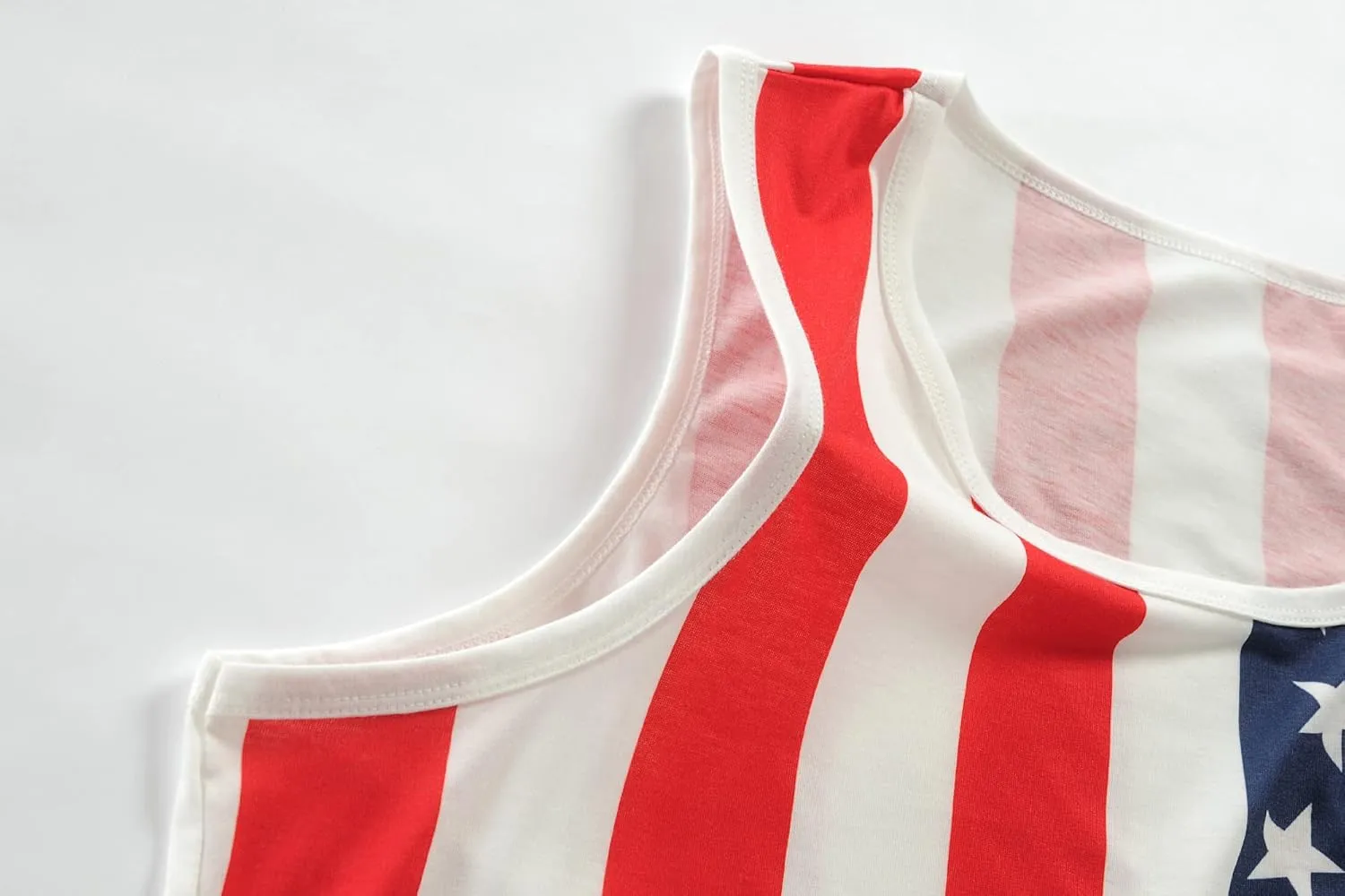 DDSOL Men 4th of July Tank Top American Flag USA Shirt Sleeveless Fourth Memorial Independence Day Patriotic Tee Clothes