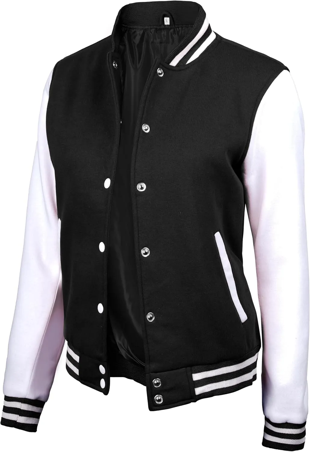 Decrum Varsity Jacket Women - Trendy Womens Letterman Jackets Highschool Baseball Bomber