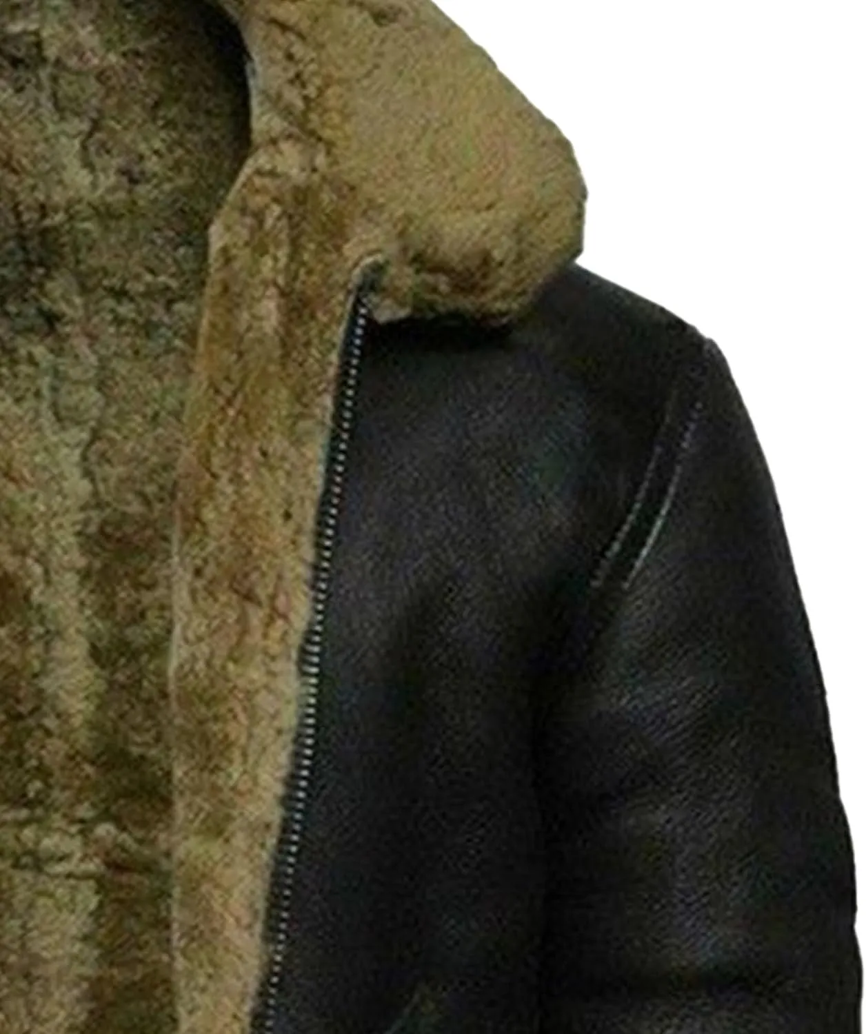 DGHM-JLMY Men's Faux Leather Jacket Warm Fleece Lined Thick Coat Heavyweight Zipper Up Fur Collar Motorbike Jacket
