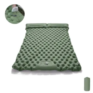 Double Camping Air Mattress Lightweight Inflatable Sleeping Pad   مرتبة هوائية &nbsp;مزدوجة للتخييم خفيفة الوزن قابلة للنفخ
