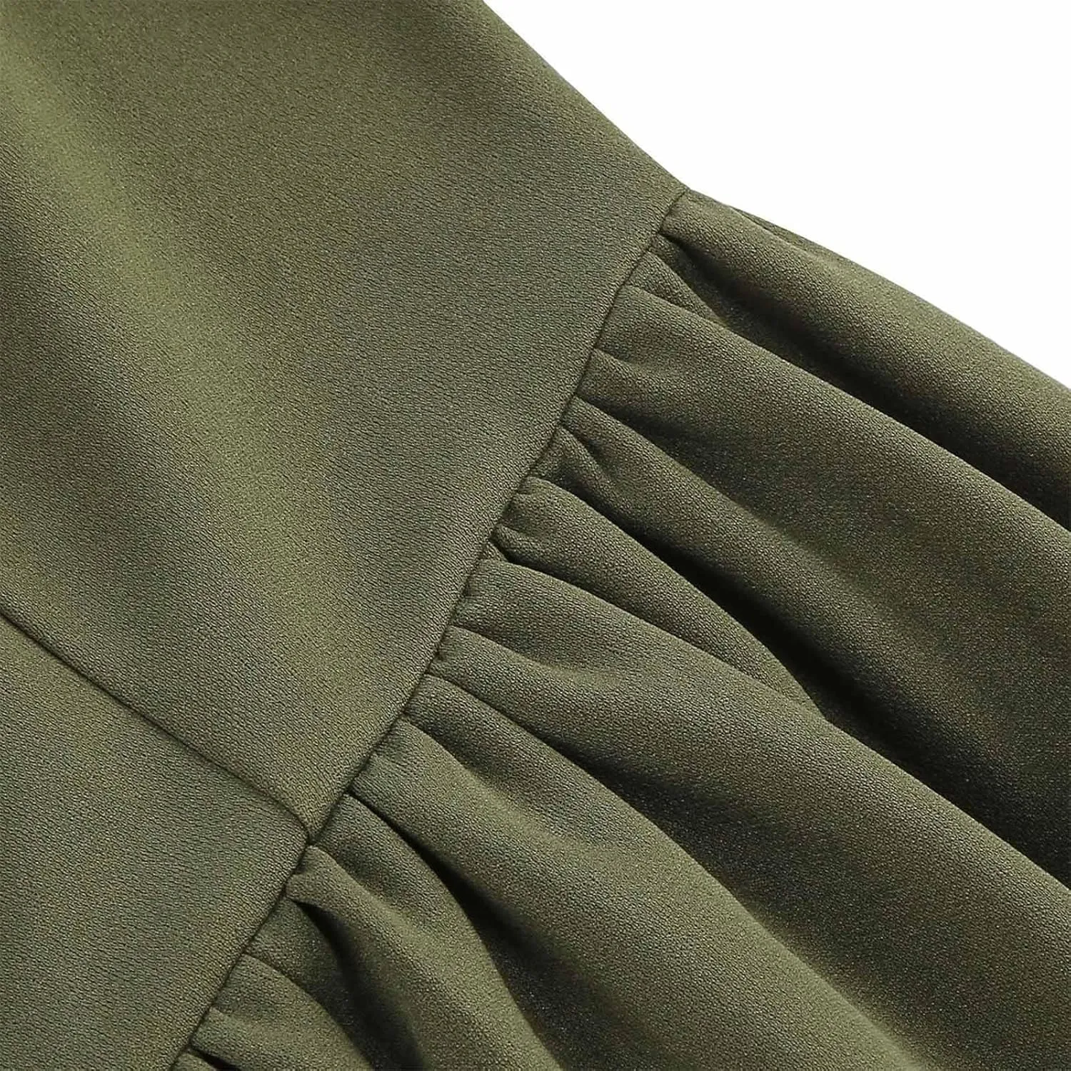 Dresses for Women 1950s Vintage Rockabilly Retro Long Puff Sleeve Midi Dress Cocktail Party Evening Prom Ball Gown