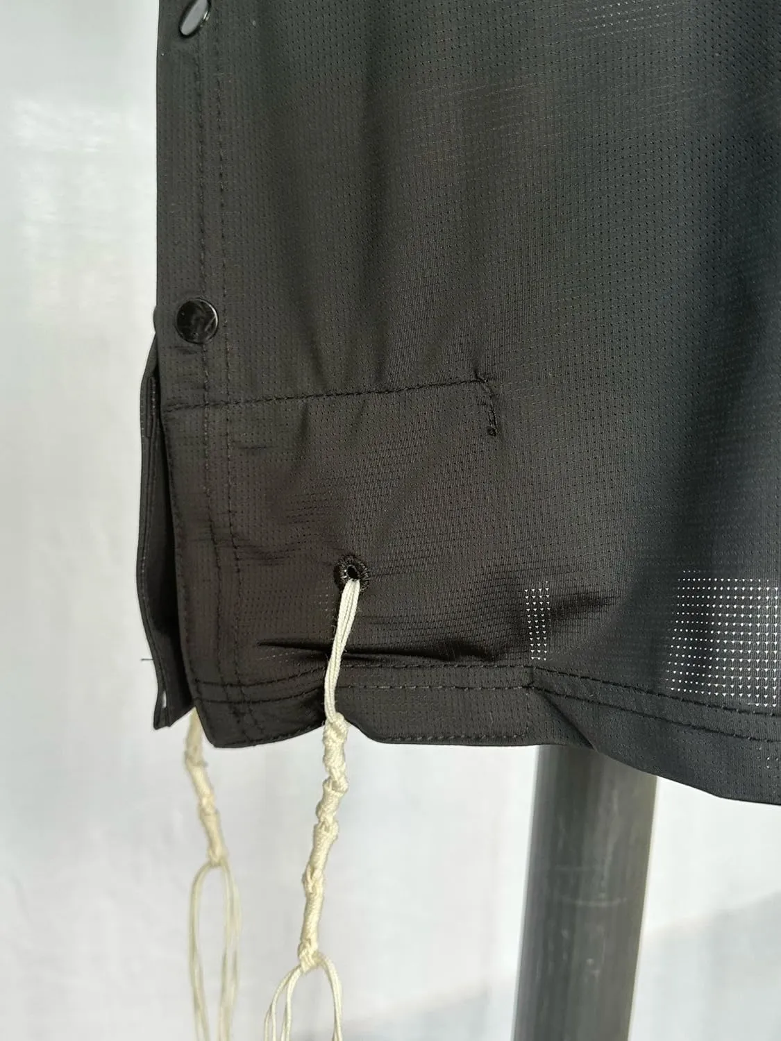 Dry Fit Kosher Tzitzit T-Shirt V neck by Melechet Machshevet Judaica Breathable Moisture-Wicking Athletic Tee Mesh Fabric