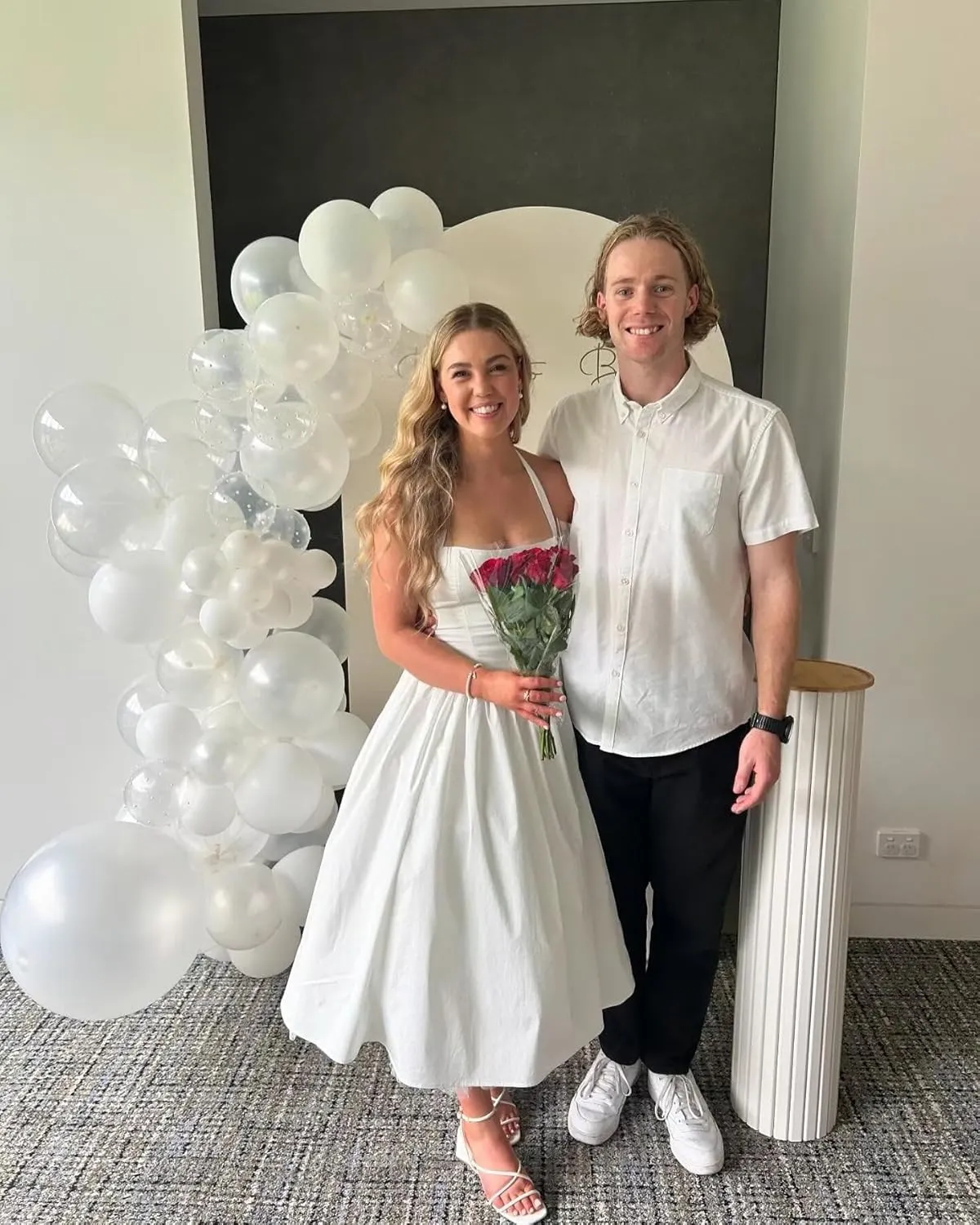 Halter Satin Prom Dress with Pockets Aline Midi Formal Wedding Guest Dresses Drop Waist Flowy Ball Gowns