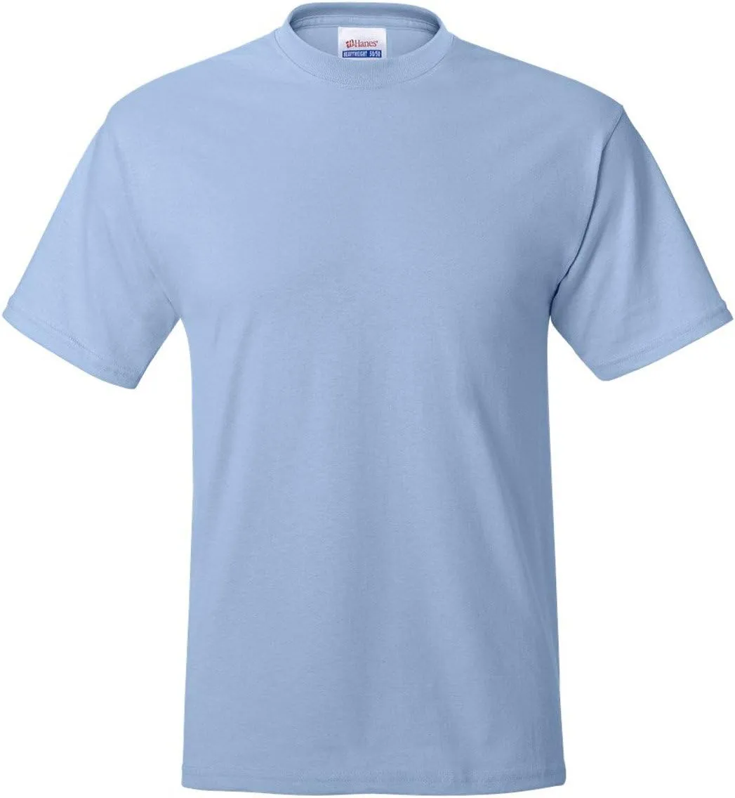 Hanes Men's Beefy-t T-Shirt, Classic Heavyweight Cotton Tee, 1 Or 2 Pack, Available in Tall Sizes