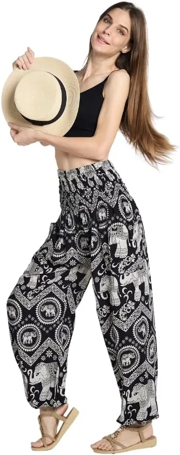 High-Waisted Boho Harem Yoga Pants for Women