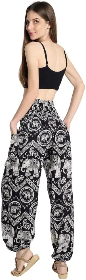 High-Waisted Boho Harem Yoga Pants for Women