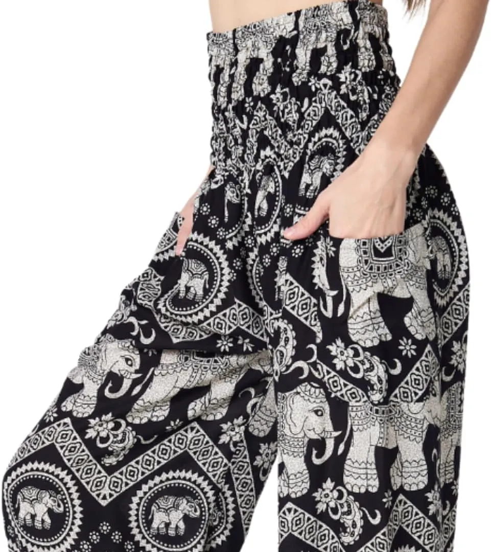 High-Waisted Boho Harem Yoga Pants for Women