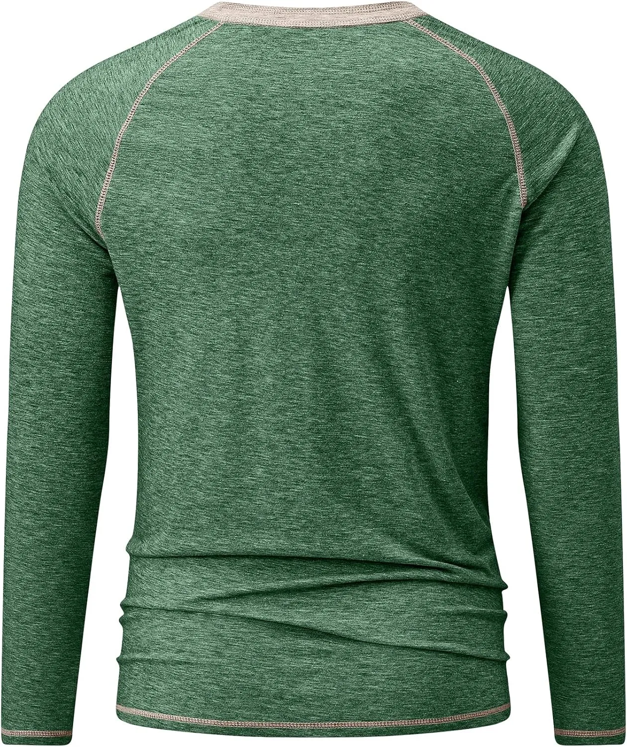 JMIERR Men's Henley Long/Short Sleeve T-Shirt Stretch Cotton Casual Pullover Tee Shirts with Pockets