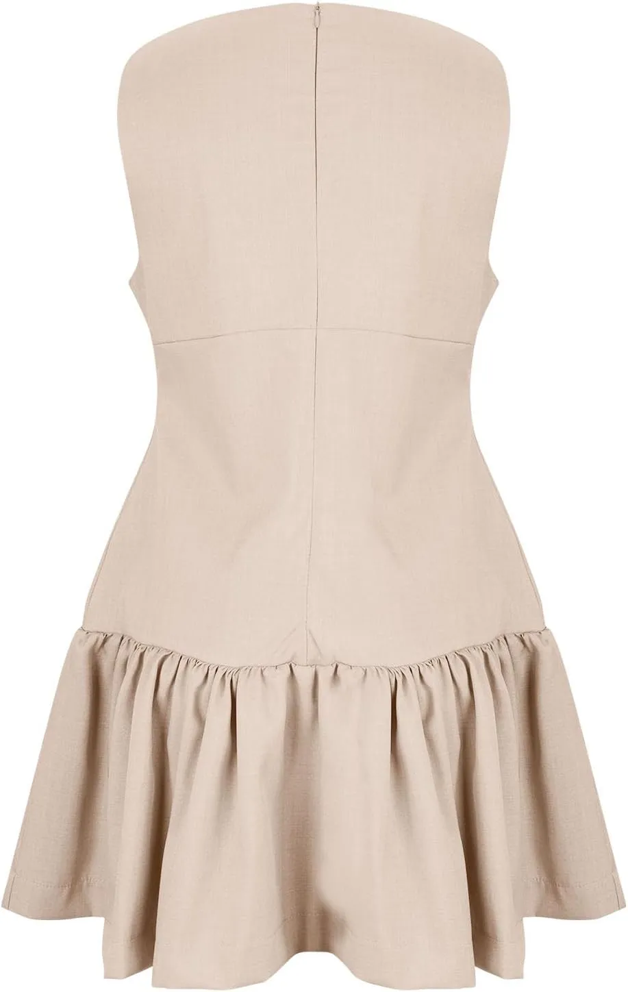 JOAU Womens Tennis Athletic Pleated Mini Dress Golf Workout Casual Crew Neck Sleeveless Bow Ruffle A-Line Short Sundress