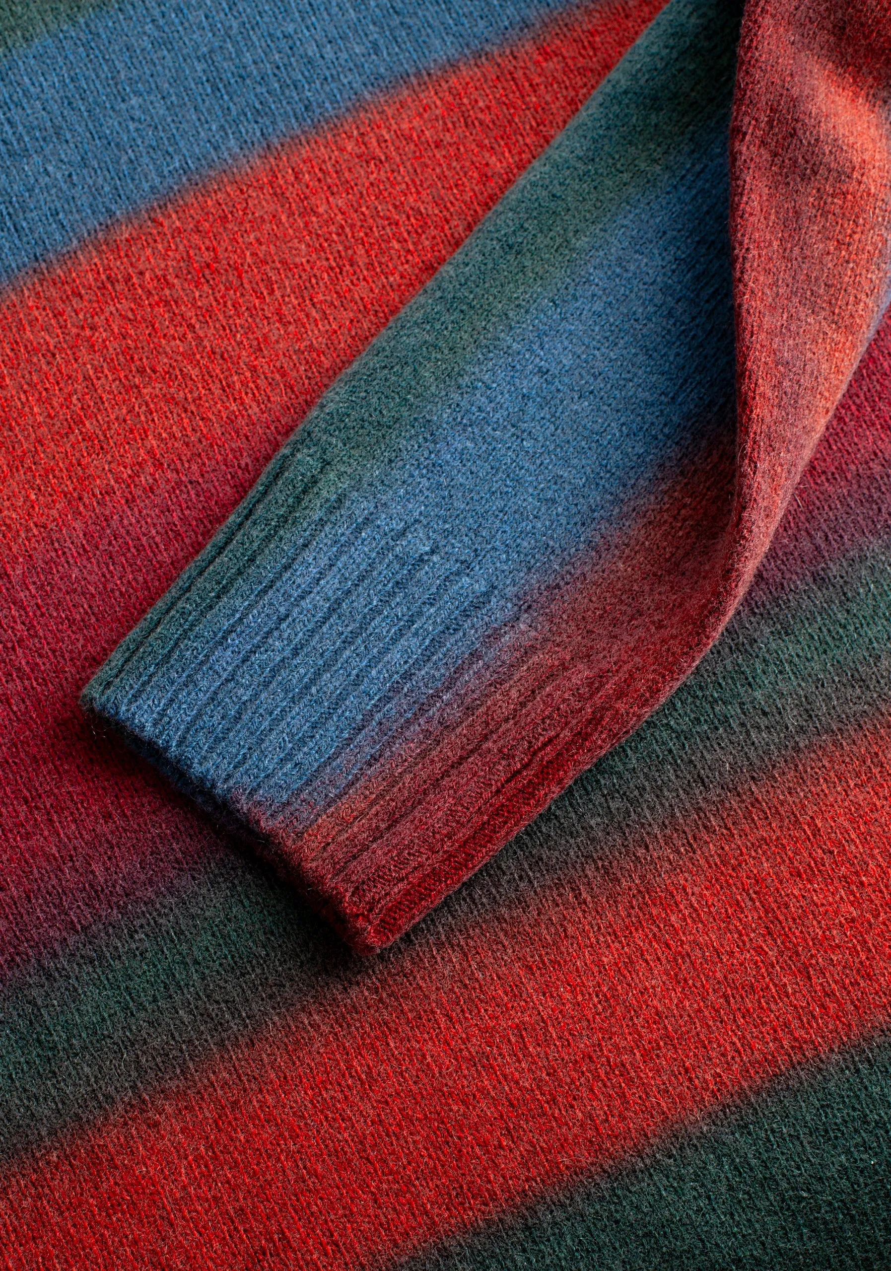 Kane CRD Knit Sweater Green - Orange