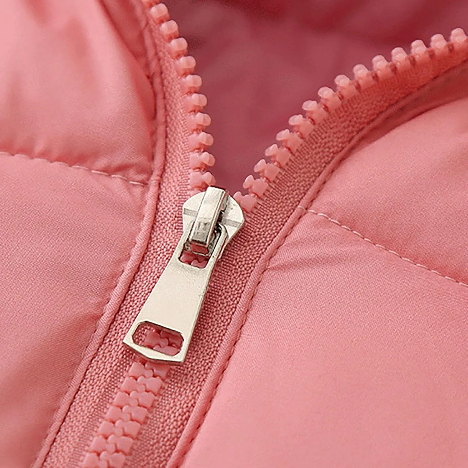 Kids Toddler Baby Girls Winter Warm Thick Solid Cotton Long Sleeve Padded Jacket Coat Clothes Girls Winter Coat