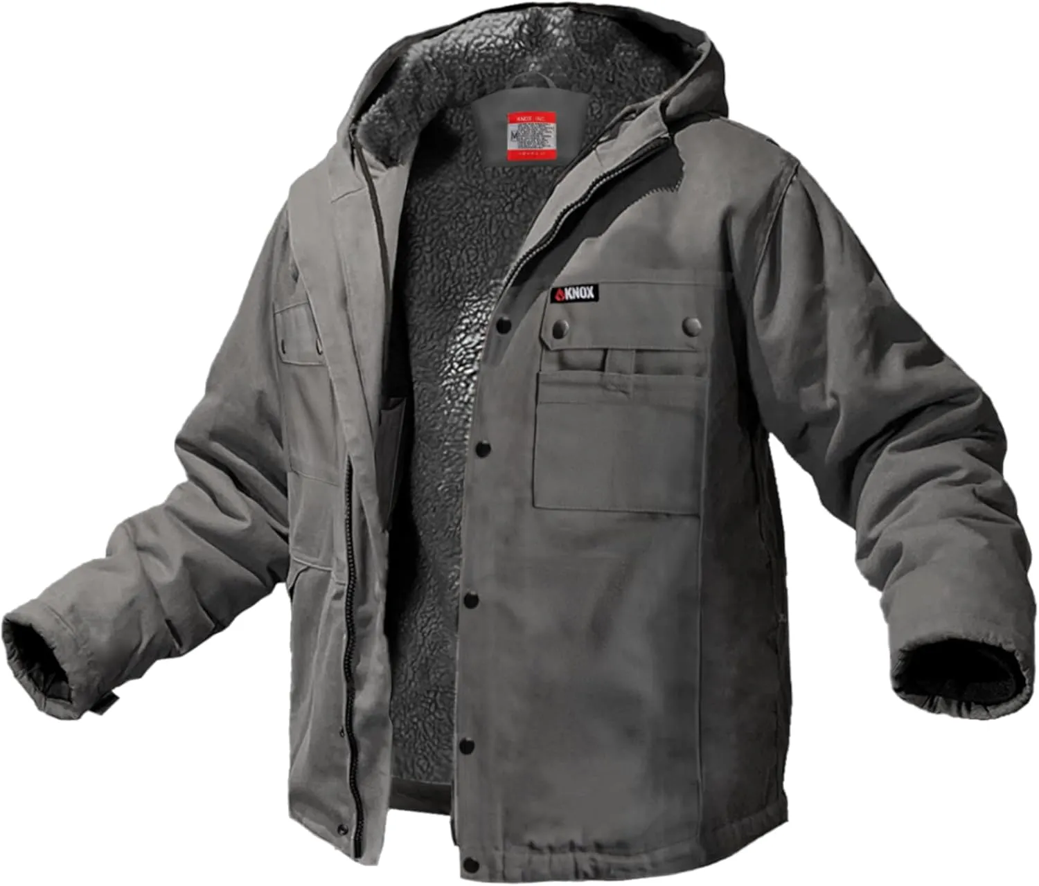 Knox Heavy Duty FR Sherpa Jacket Men | Platinum FR Insulation | 100% Comfort & Warmth | Men's Sherpa Jacket - Fit to Size