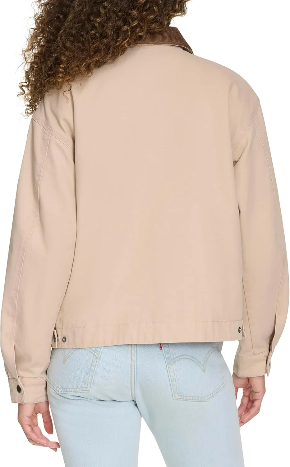Levi's Women's Zip Up Utility Jacket with Collar