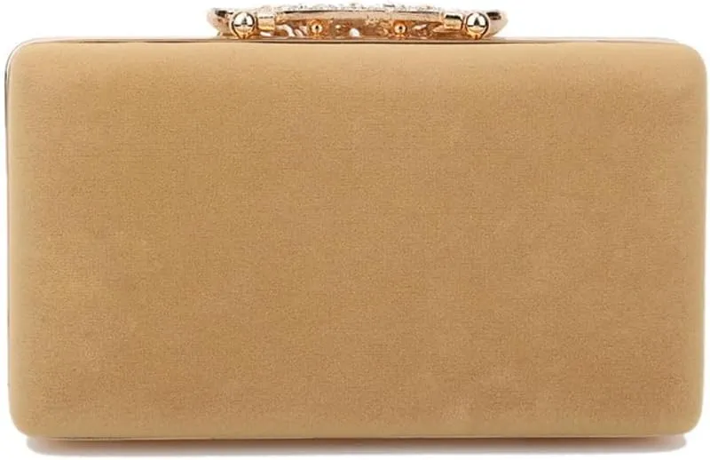 Luxury Rhinestone Bow Clutch, Velvet Women's Evening Bag, Elegant Party Purse for Dinners/Balls/Weddings