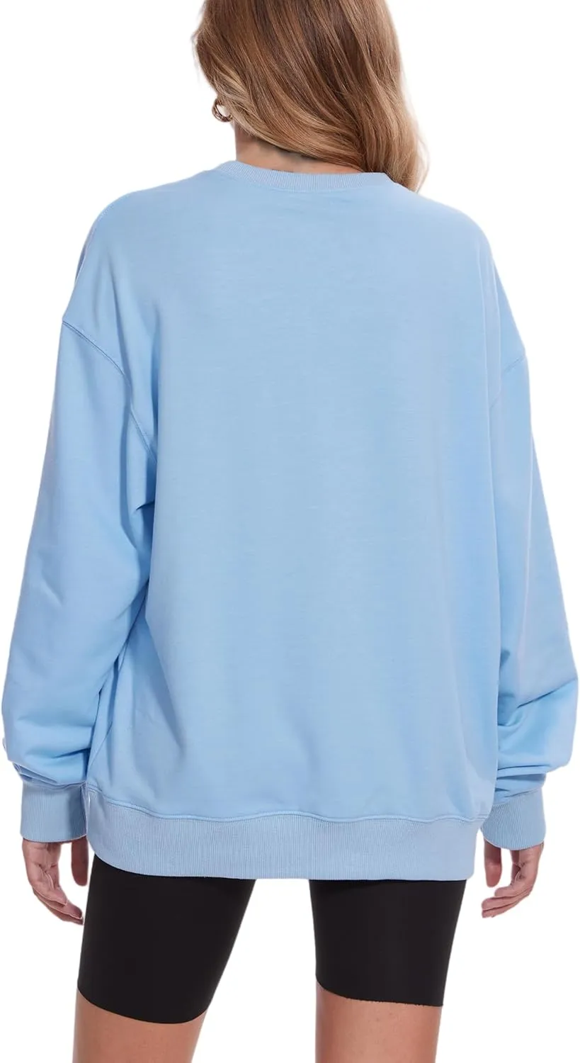 Magic Kingdom Sweatshirts For Women Magical Castle Pullover Bows Graphic Oversized Holiday Long Sleeve Tee Shirt Tops