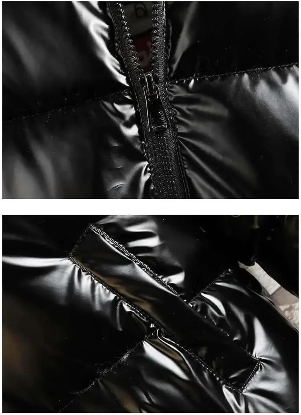 Men Winter Thickened Jacket Loose-Fit Puffer Jacket Lightweight Padded Trendy Cotton Coat