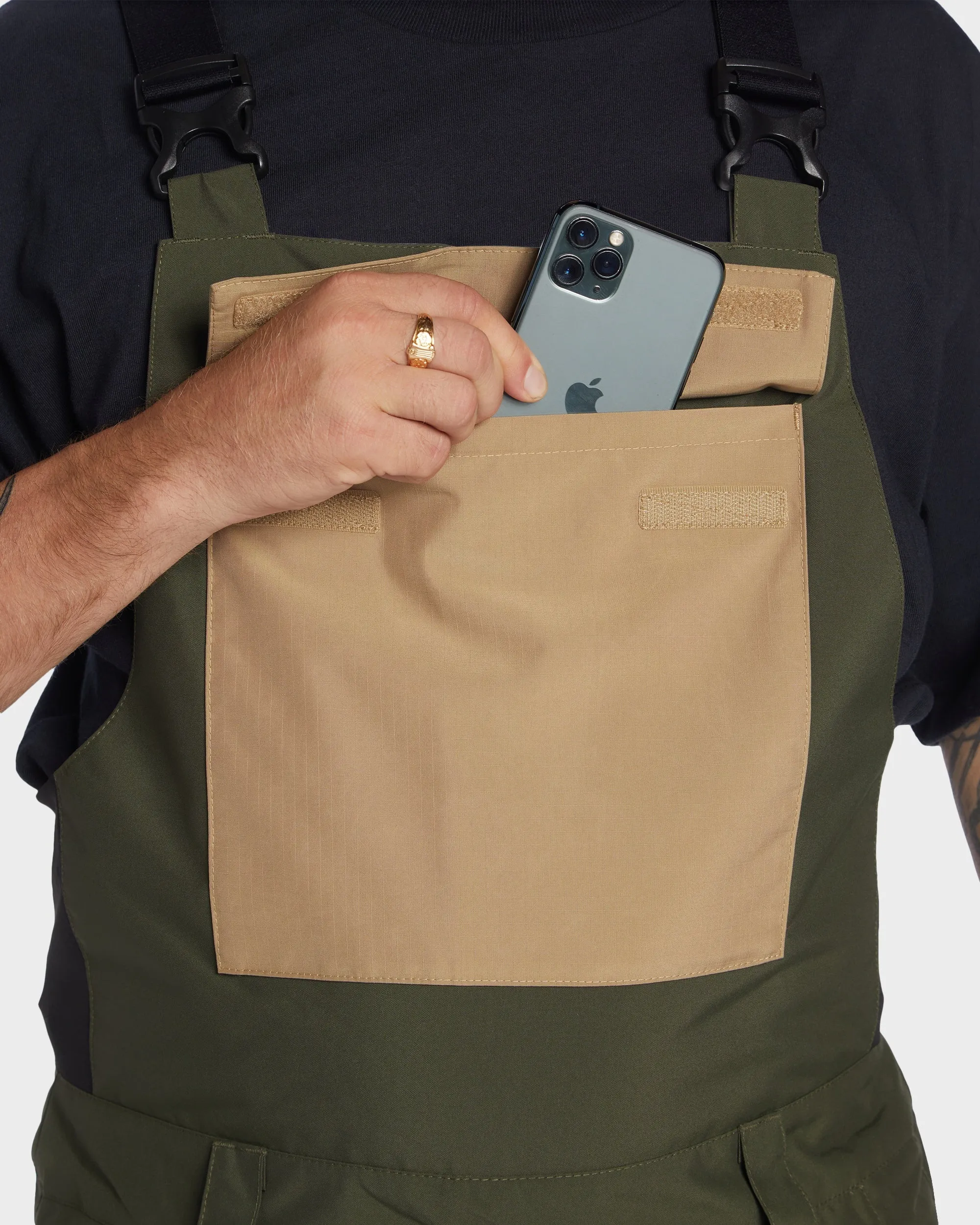 Mens Docile Snow Bib Snow Pants