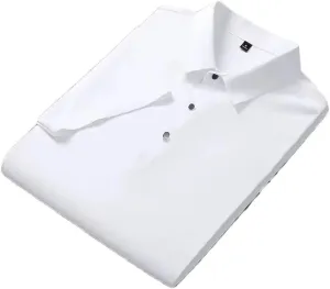 Men's Quick Dry Polo Shirt Business Sport Fitness Golf Turn Collar Short Sleeve Ice Silk Regular Fit T-Shirt