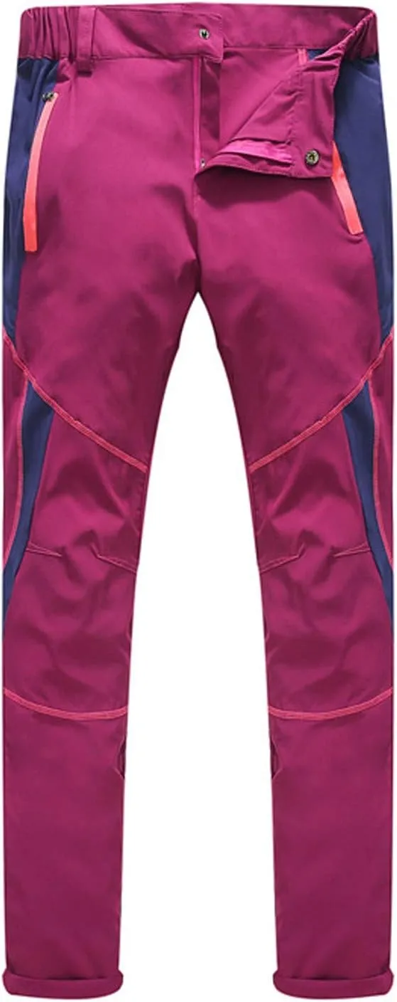 Men's Winter Pants Waterproof Softshell Snowboard Pants Outdoor Hiking Wear Resistant Windproof Trousers with Pockets