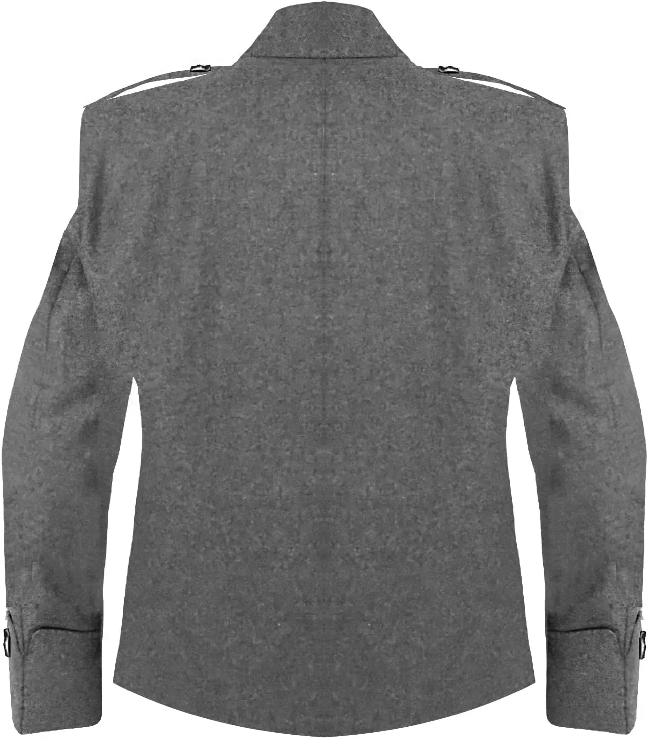 Octal - Scottish Argyll Kilt Jacket with Vest 15 Oz Finest Barathea Wool Fabric with 5 Button Vest Gauntlet Style Cuffs