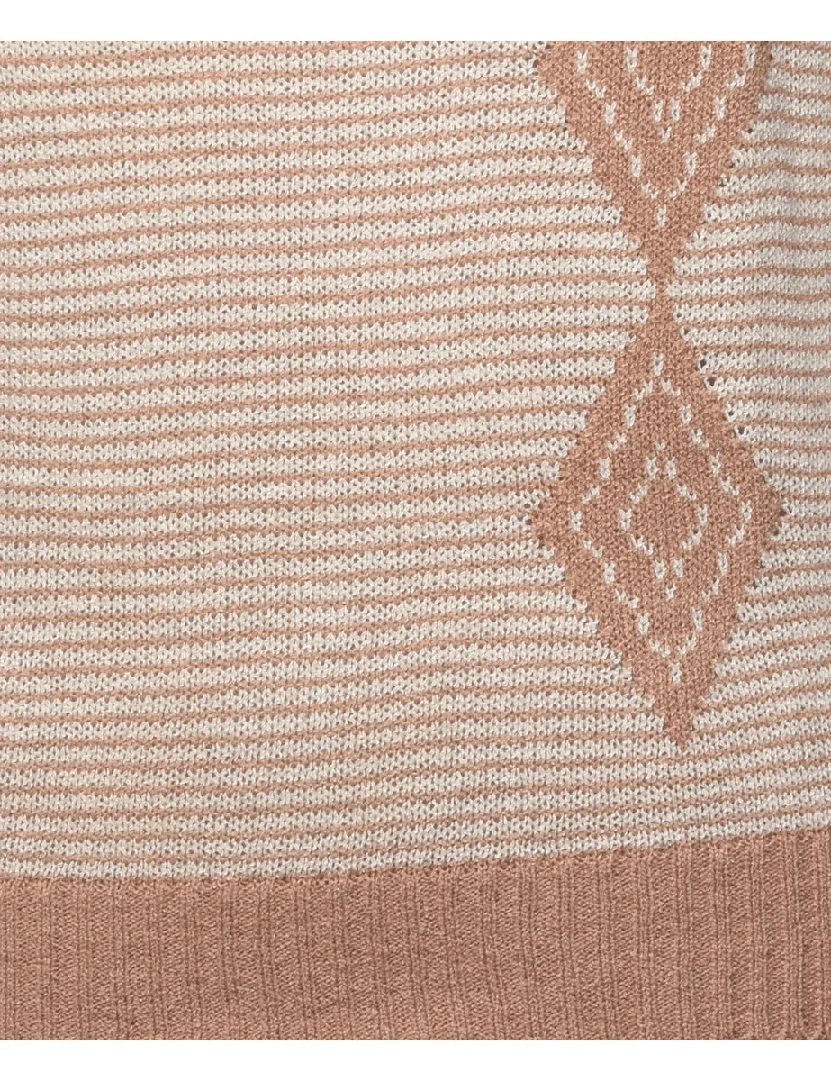 Short Sleeve Sweater Vest - M