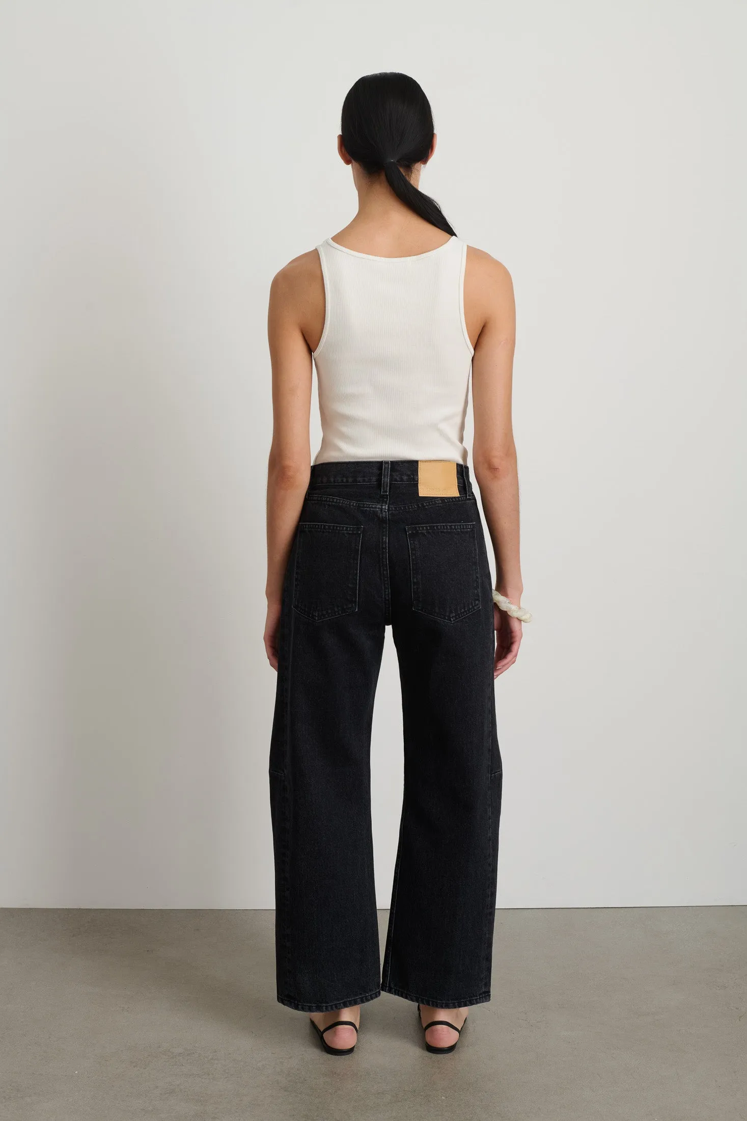 Slim Lasso Jean Stil Black