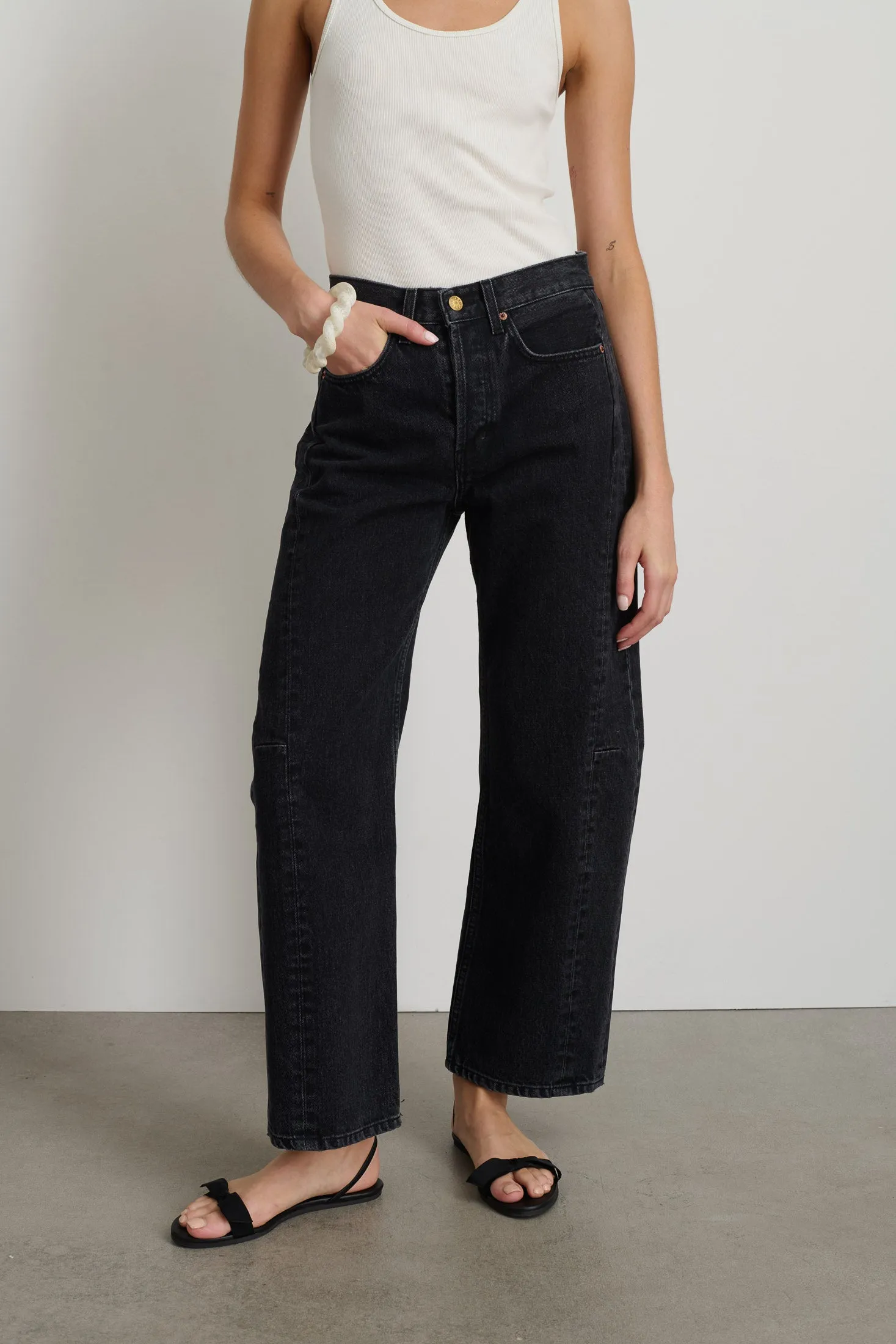 Slim Lasso Jean Stil Black