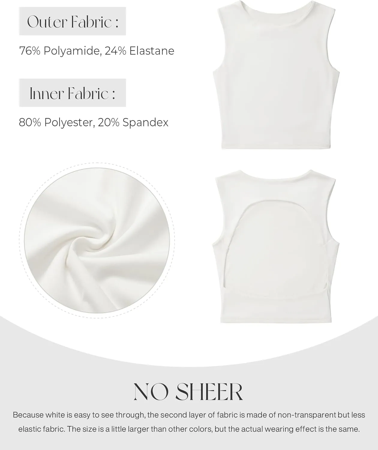 SUUKSESS Women Sexy Backless Tank Top Going Out Double Lined Y2k Basic Crop Tops