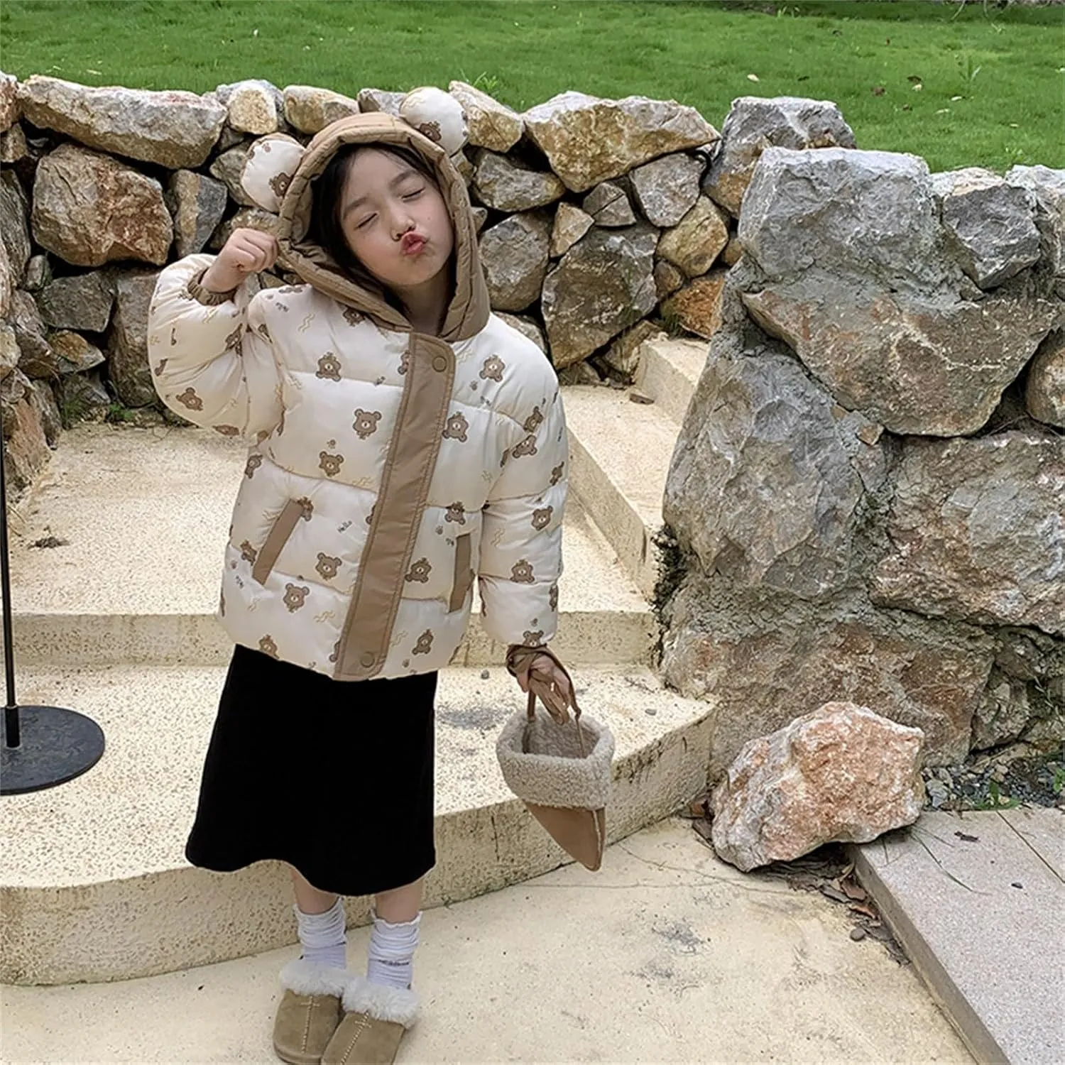 Toddler Baby Warm Thicken Cotton Coat Girls Boys Winter Padded Jacket Hooded Coat Outwear Clothes Boy Winter Coat
