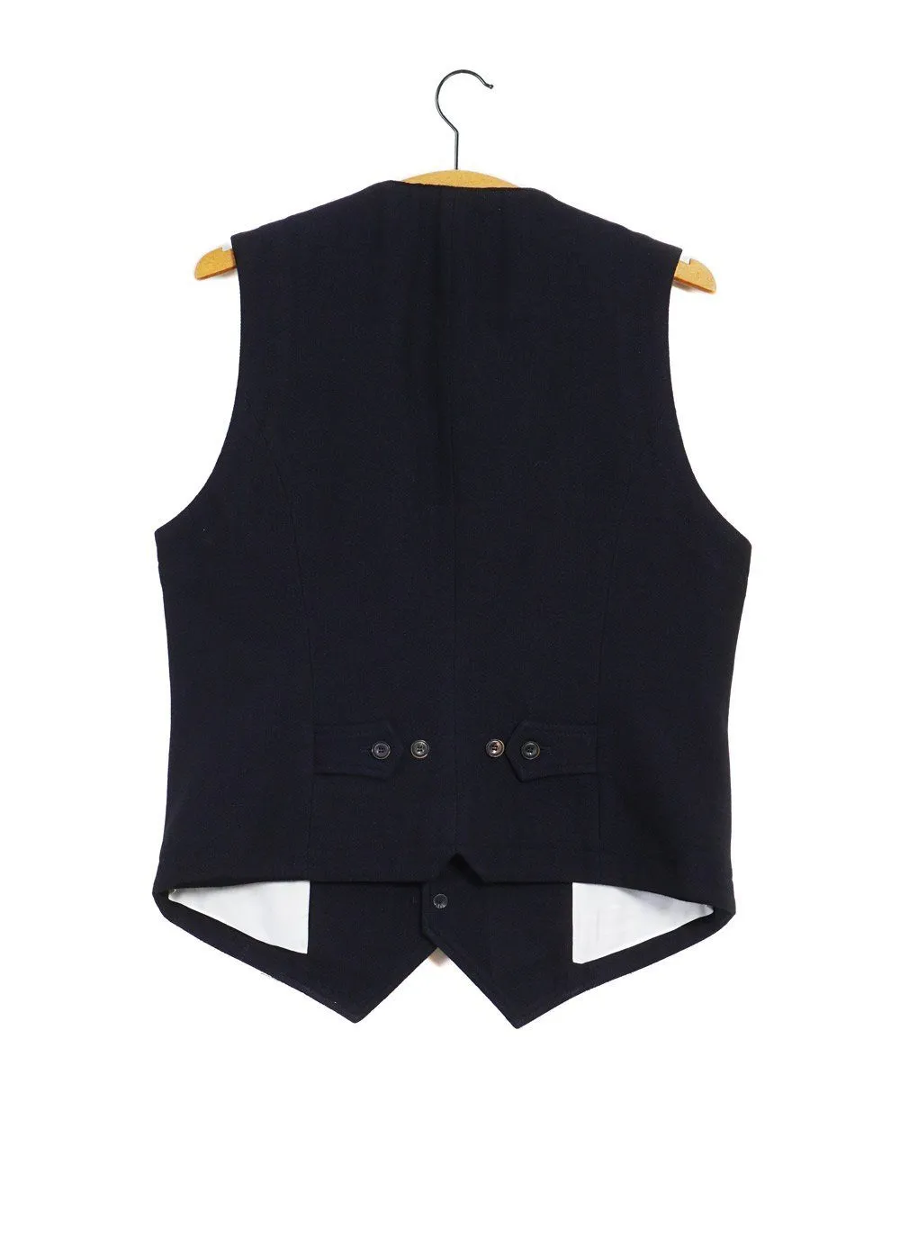 WILLIAM | Lapel Waistcoat | Deep Indigo
