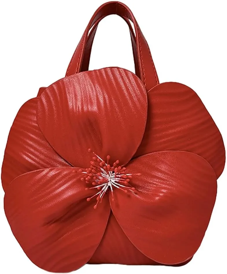 Womens Floral Shoulder Bag Fairy Style Fashion Top Handle Bag Purse Natural Chic Hobo Handbag Cute Crossbody Bag