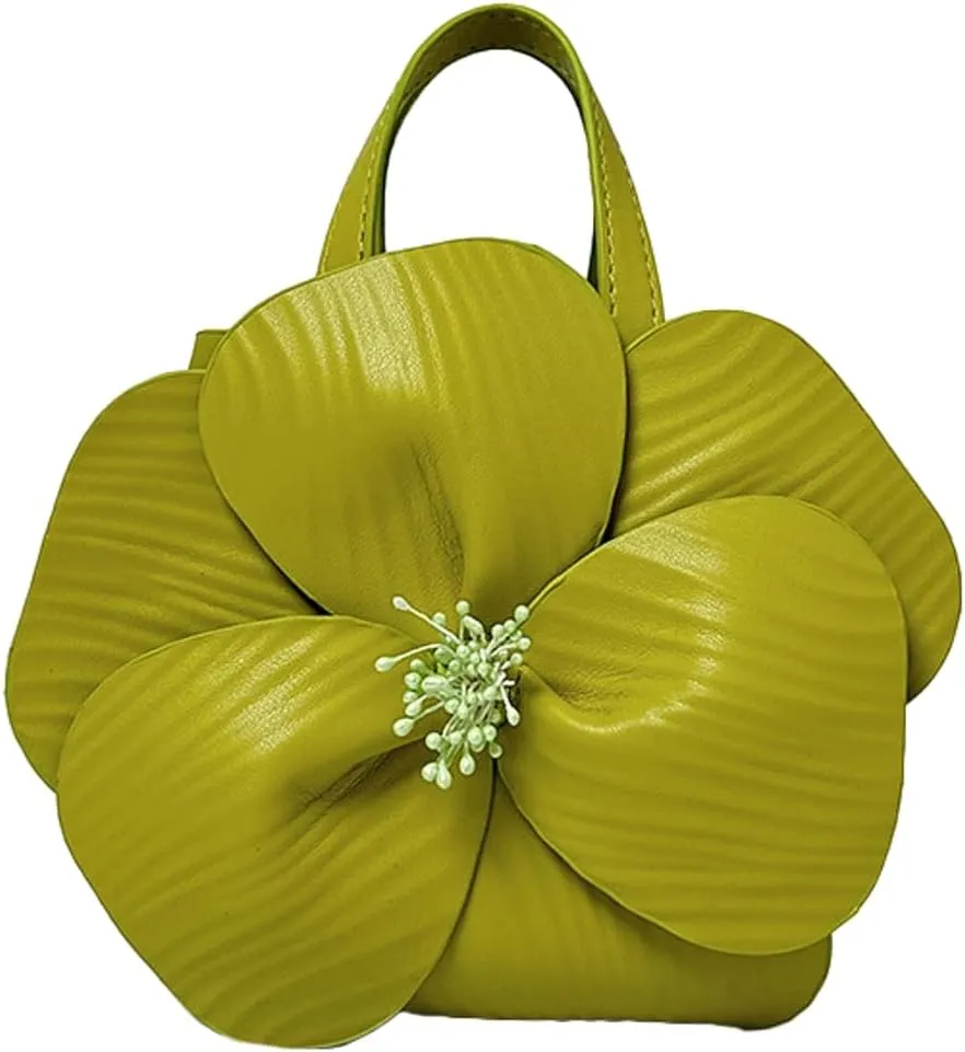 Womens Floral Shoulder Bag Fairy Style Fashion Top Handle Bag Purse Natural Chic Hobo Handbag Cute Crossbody Bag