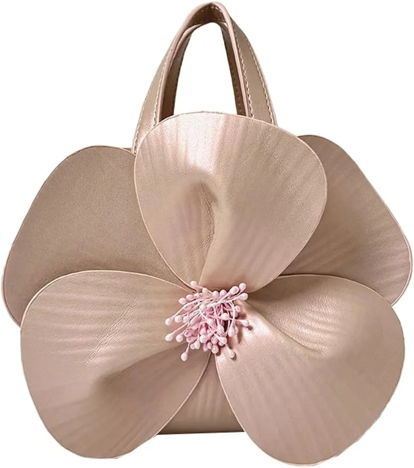 Womens Floral Shoulder Bag Fairy Style Fashion Top Handle Bag Purse Natural Chic Hobo Handbag Cute Crossbody Bag