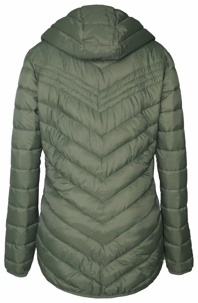 Women's Lightweight Dupont Sorona Padded Hooded Puffer Jacket