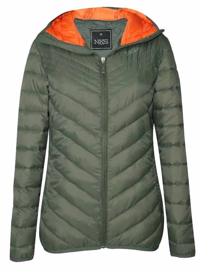 Women's Lightweight Dupont Sorona Padded Hooded Puffer Jacket