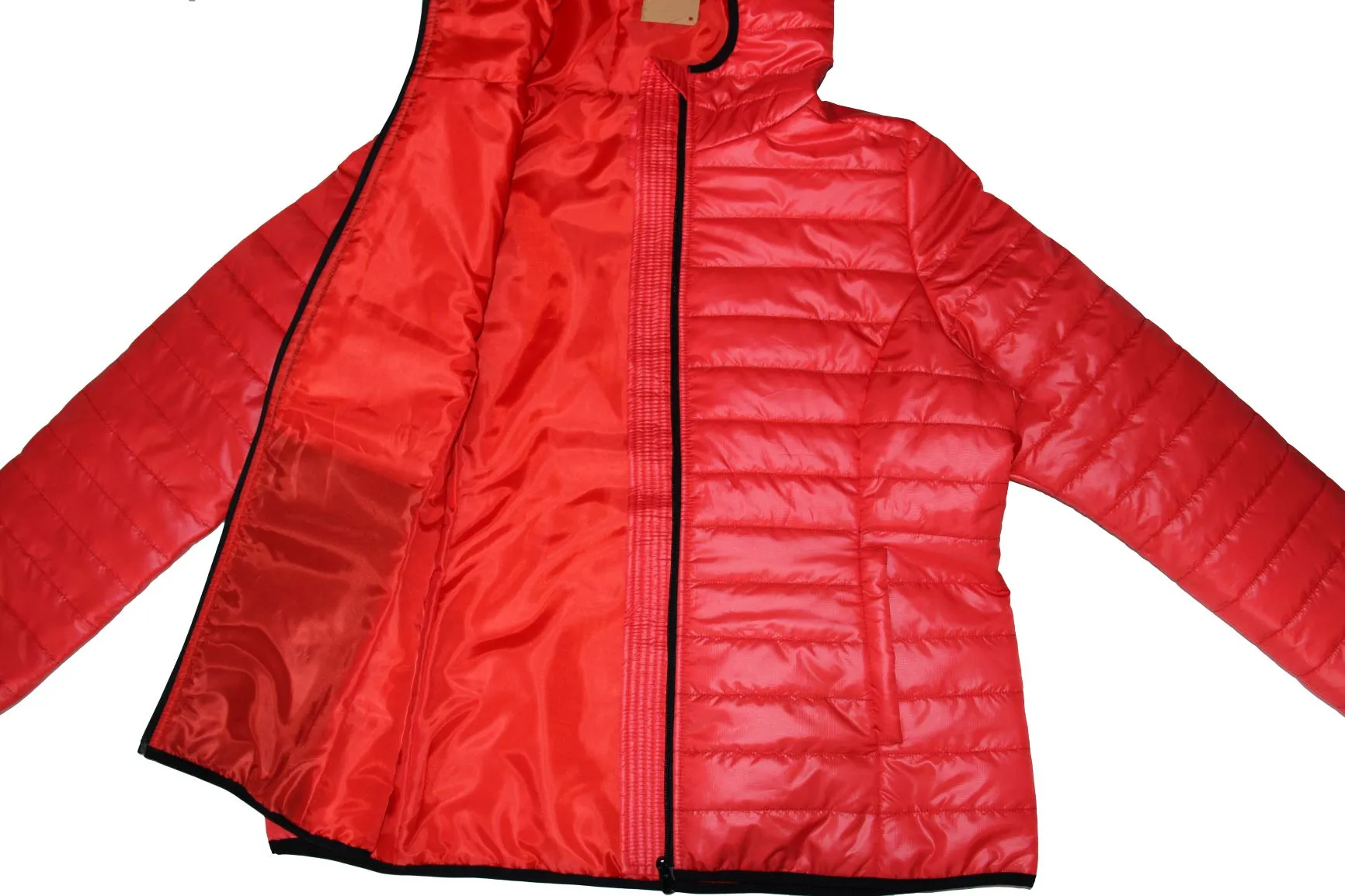 Women's Lightweight Soft Hooded Puffa Jacket