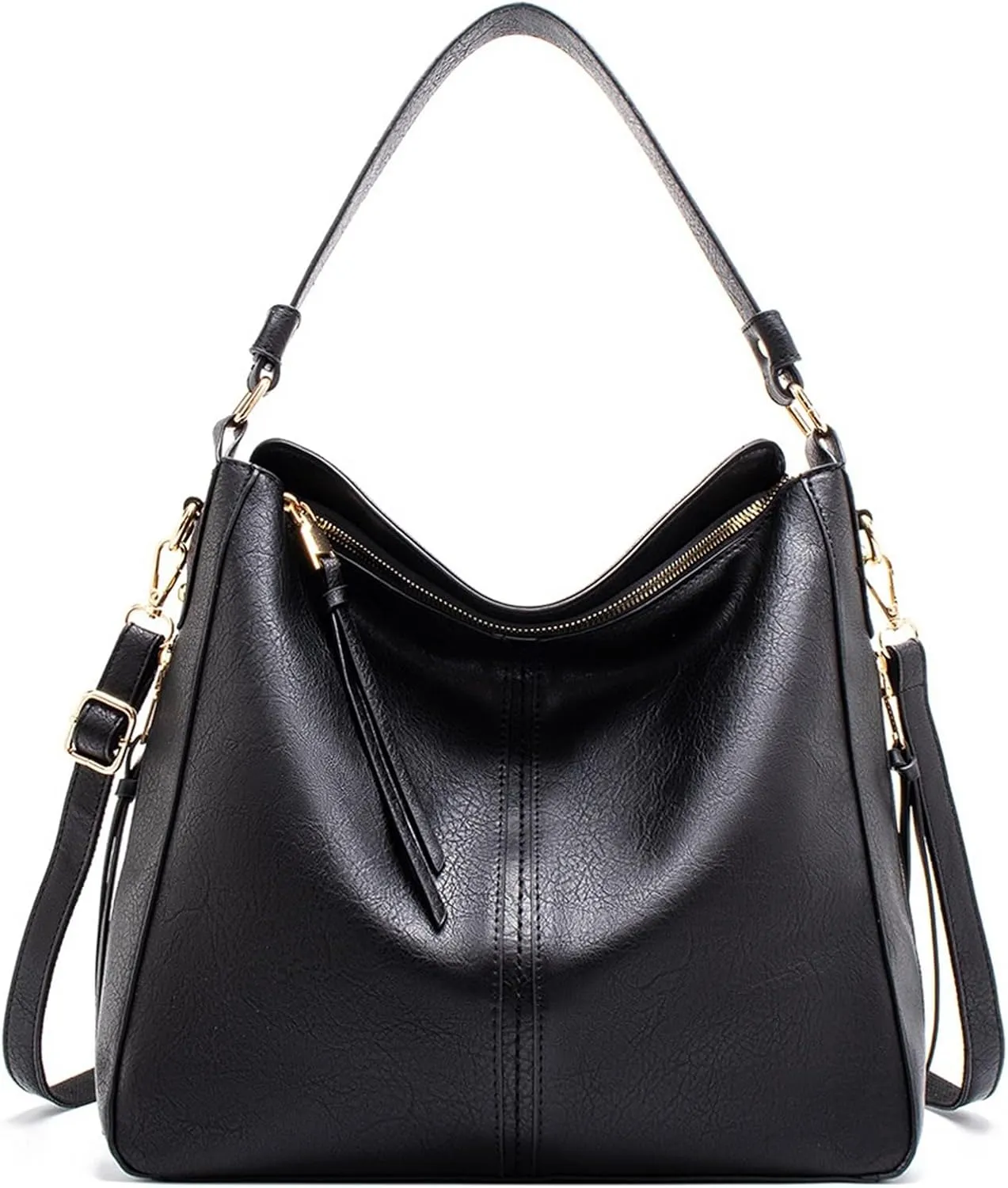 Womens Tote Bag Handbags Shoulder Bag PU Leather Fashion Hobo with Adjustable Shoulder Strap